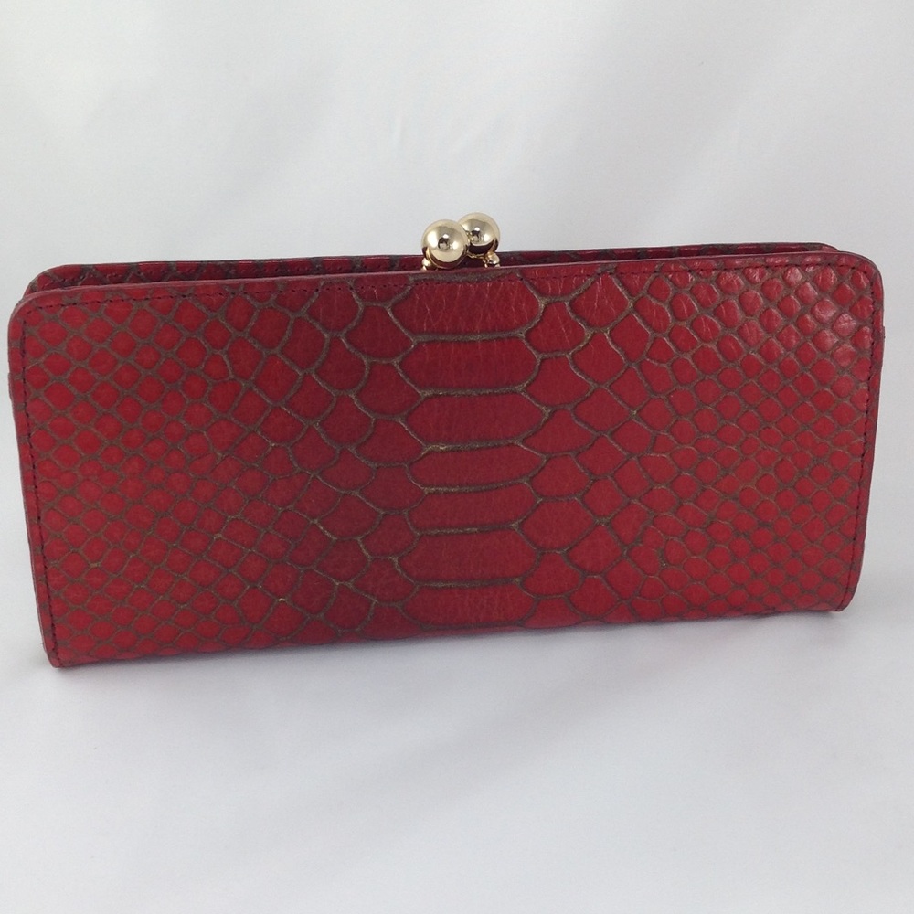 Vintage Hobo Int'l Long Clutch Leather Wallet